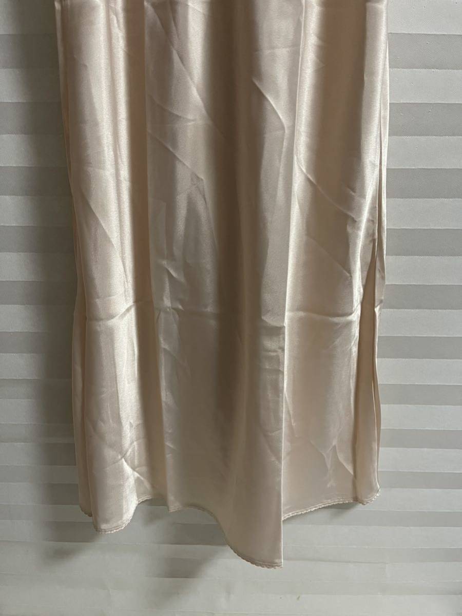 新品タグ付き silky inner Dress シルバー編物研究会 スリップ サイズ 85-100の画像5