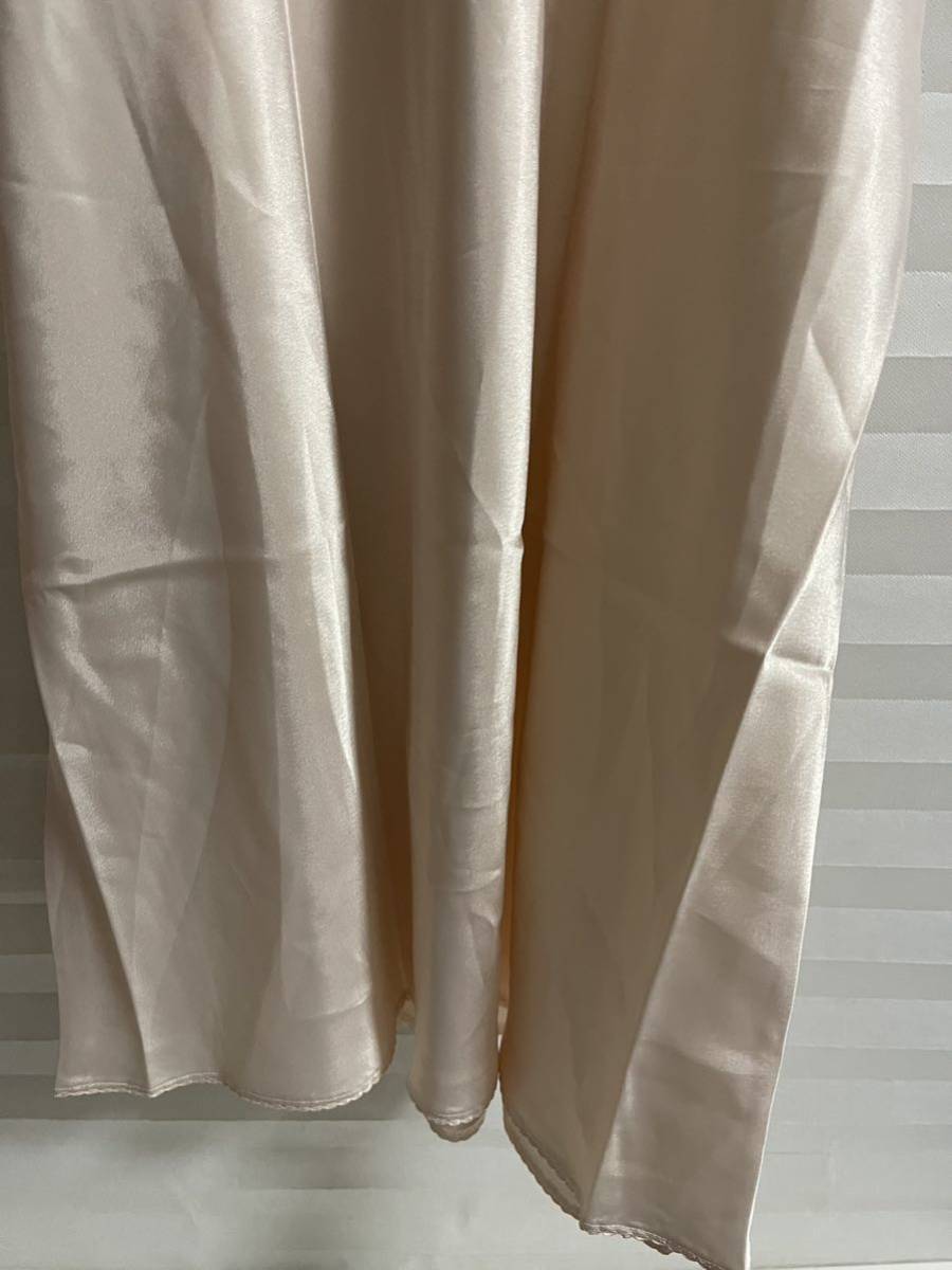 新品タグ付き silky inner Dress シルバー編物研究会 スリップ サイズ 85-100の画像8
