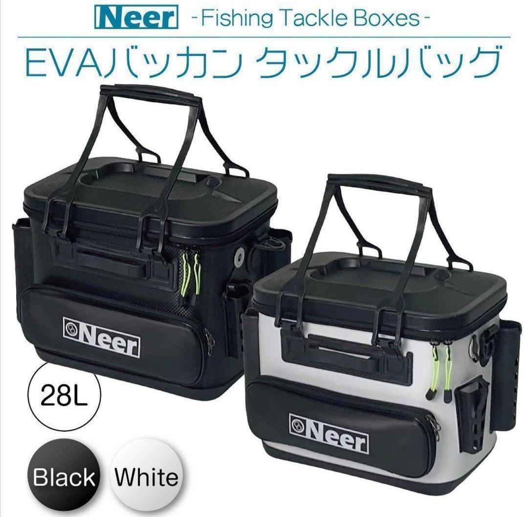 セール中1762 Neer バッカン 28L グレー 水汲みバケツ付き タックルボックス 釣り_画像7