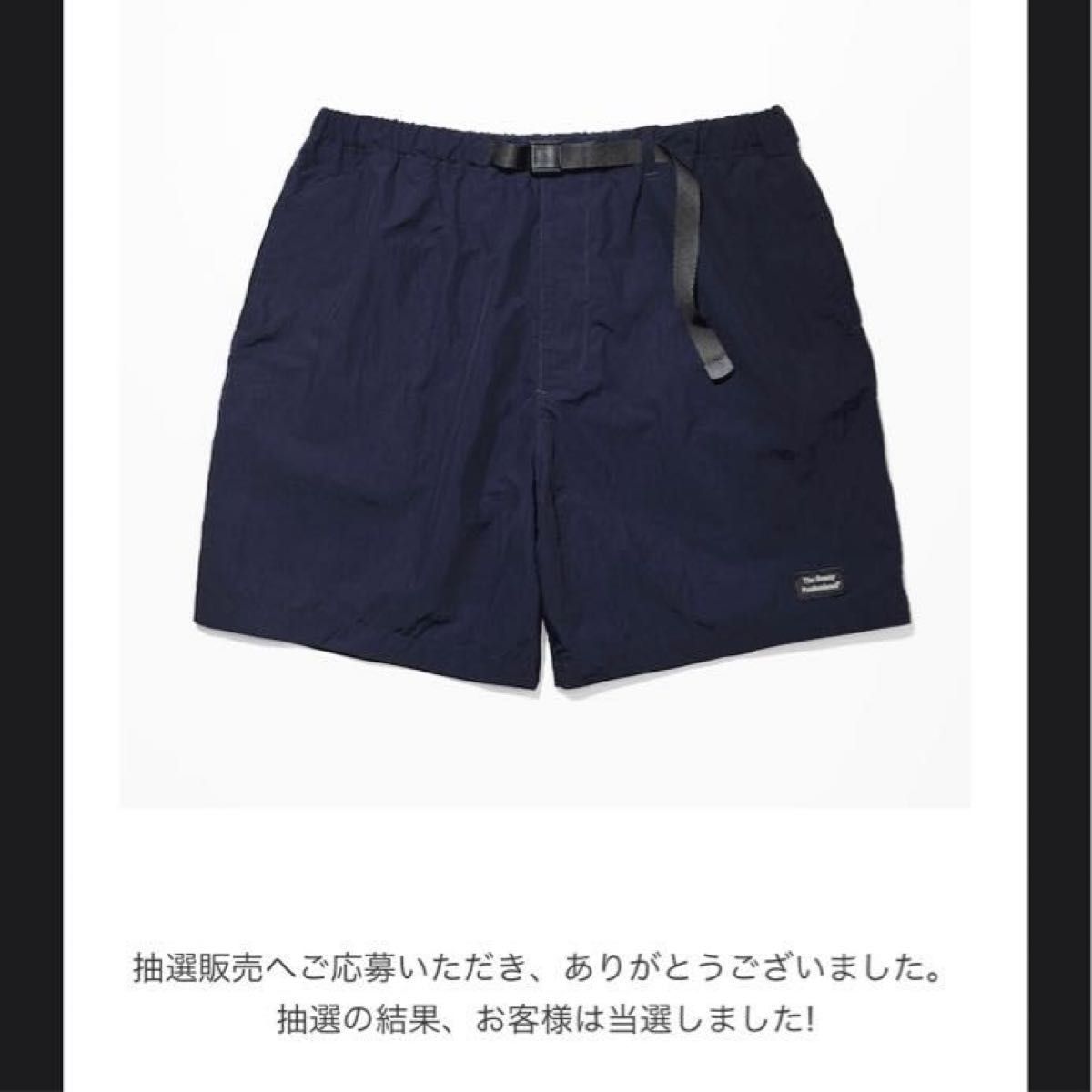 Ennoy エンノイ NYLON EASY SHORTS (NAVY) 23ss-