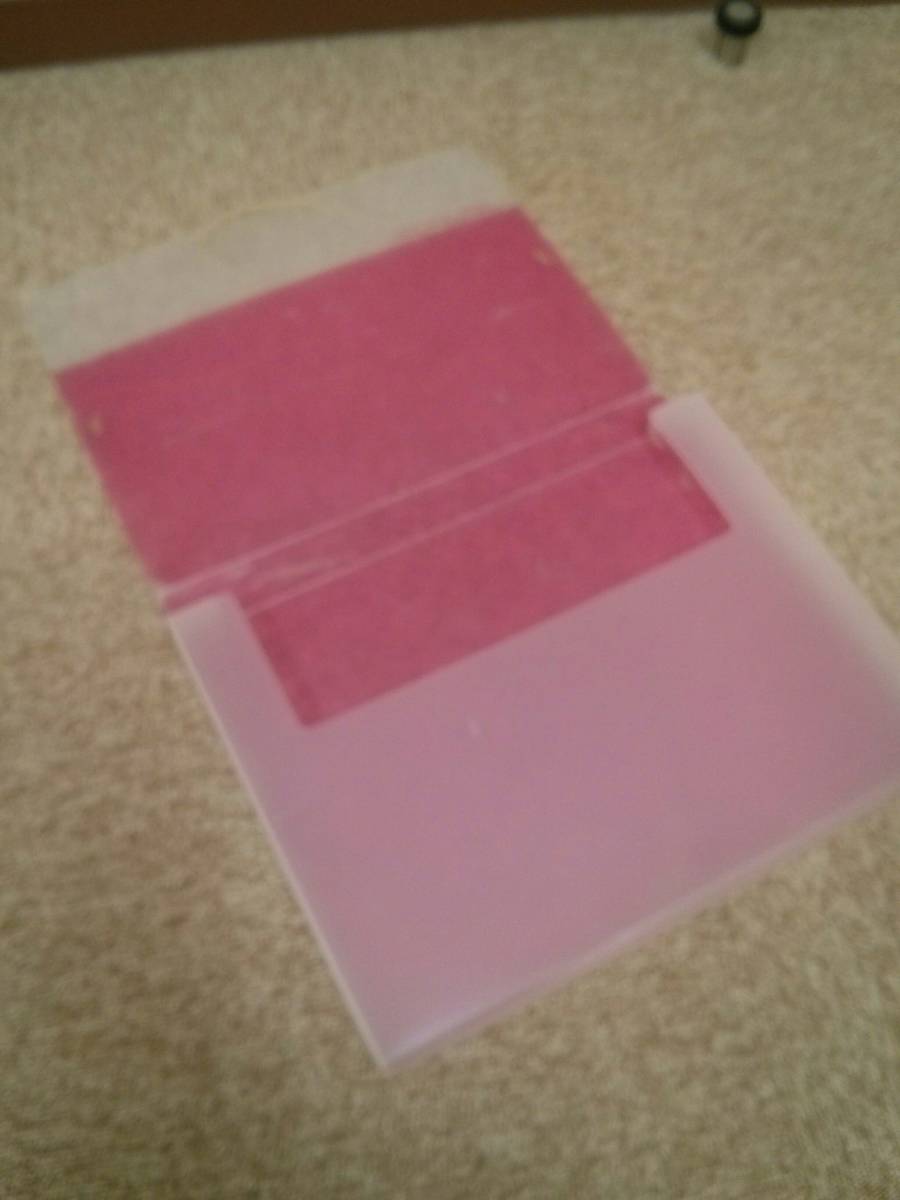 ピンクホワイト　ファイルケース　持ち運び_画像2