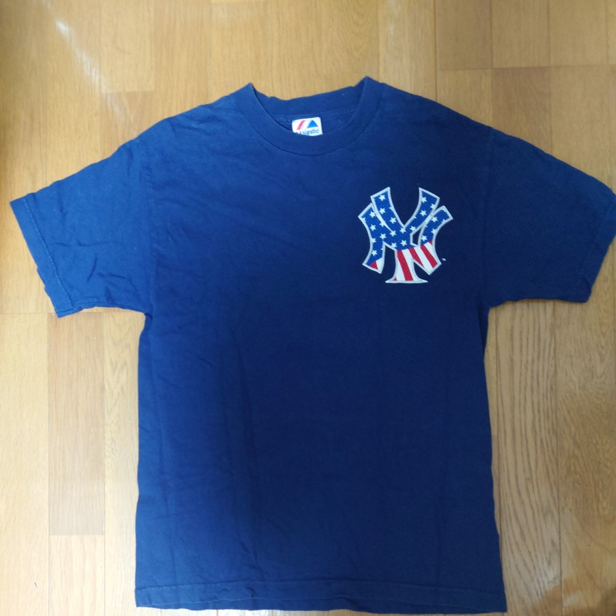 Majestic ニューヨークヤンキース デレク・ジーター 半袖Tシャツ Mサイズ マジェスティックNEWYORKYANKEES MLB メジャーリーグ 大リーグ_画像4