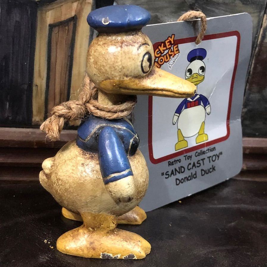 [ prompt decision / free shipping ] Young Epo k retro toy collection Donald Duck character doll iron doll rare SAND CAST TOY