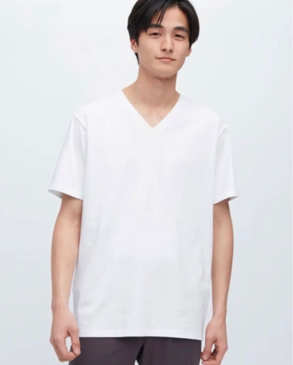 UNIQLO エアリズムコットン VネックT メンズM|Yahoo!フリマ(旧 UNIQLO エアリズムコットン VネックT メンズM|Yahoo!フリマ(旧