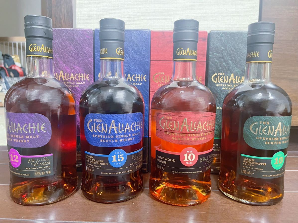 グレンアラヒー4本セット 日本未発売 10年バッチ9 12年 15年 10年