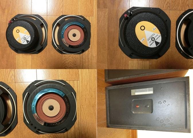 ジェイビーエル メヌエット JBL L75 MINUET LE-8T & PR8スピーカー8Ω仕様ペア動作品_画像10