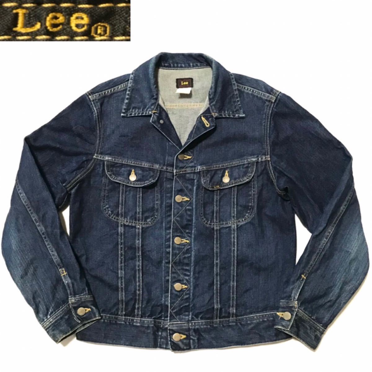 漢の1着 90年代 日本製 濃紺 Lee リー 101J XL Gジャン 0411 ビンテージ 42メンズ トラッカージャケット デニムジャケット