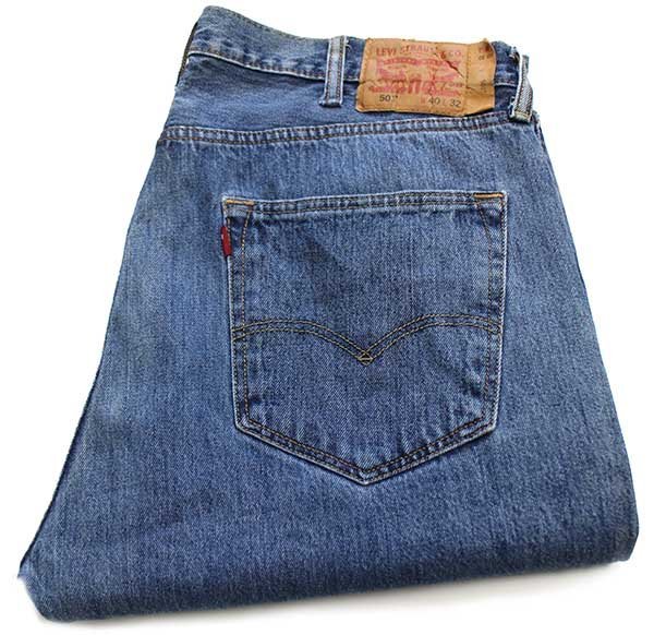 *Levi\'s Levi's 501 Denim pants w40 L32*SDP2107 jeans strut oversize big size Stone woshu Circle R