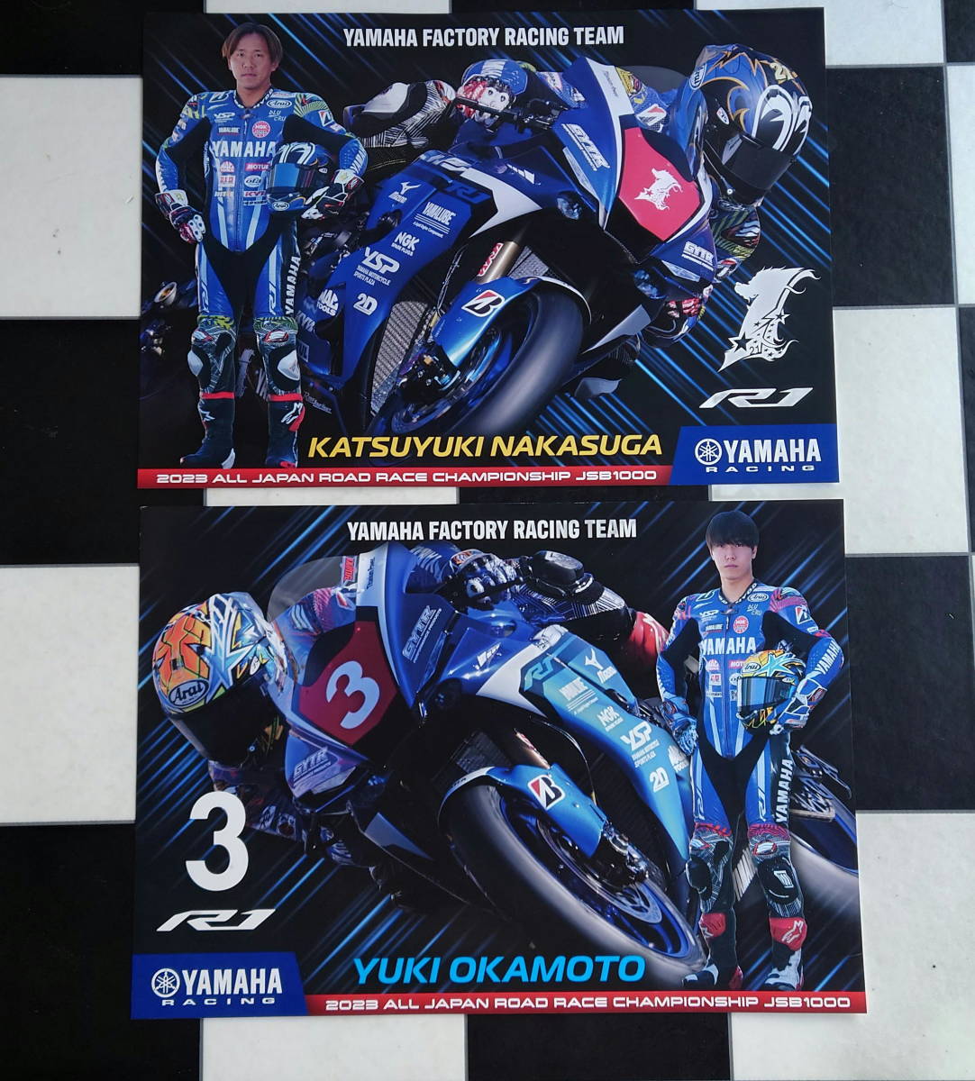 YAMAHA FACTORY RACING TEAM】2023 ヤマハレーシングライダー YAMAHA FACTORY RACING TEAM】2023 ヤマハレーシングライダー