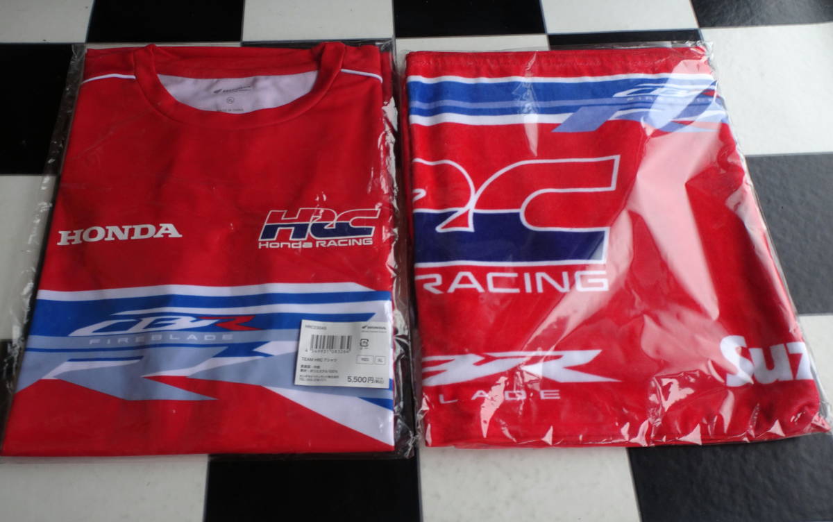 2023 鈴鹿8耐】Team HRC with 日本郵便 Tシャツ（XLサイズ)+フード付き 