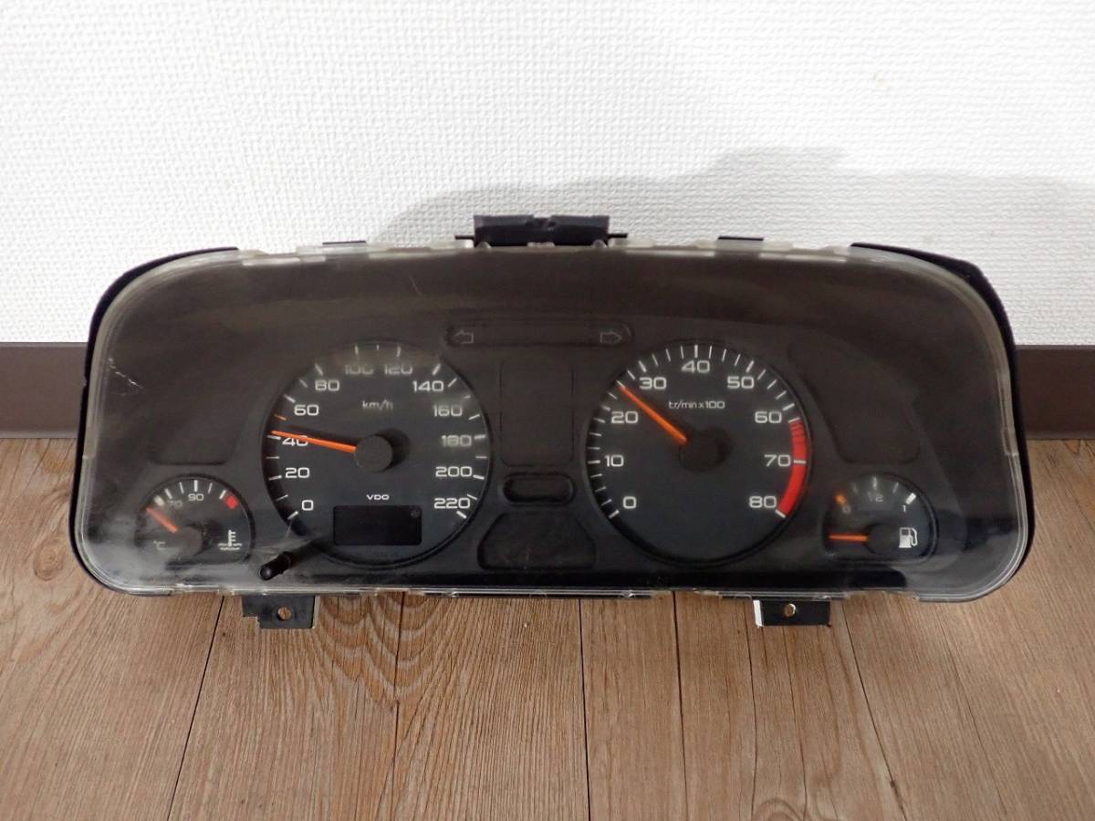 中古 計器 VDO 89652 PEUGEOT 306 プジョー スピードメーター タコメーター 水温計 フランス ジャンク 52_画像1