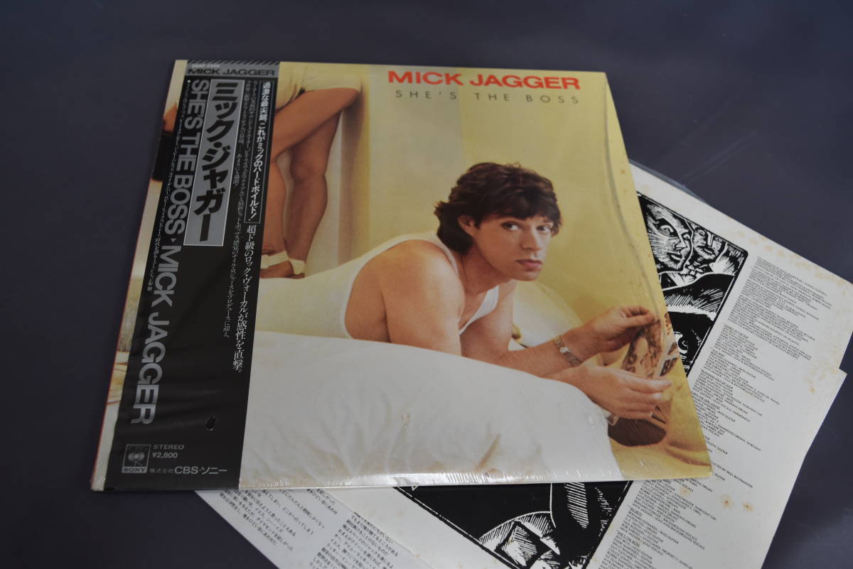 中古LPレコード Mick Jagger 「She's The Boss」 ミック・ジャガー_画像1