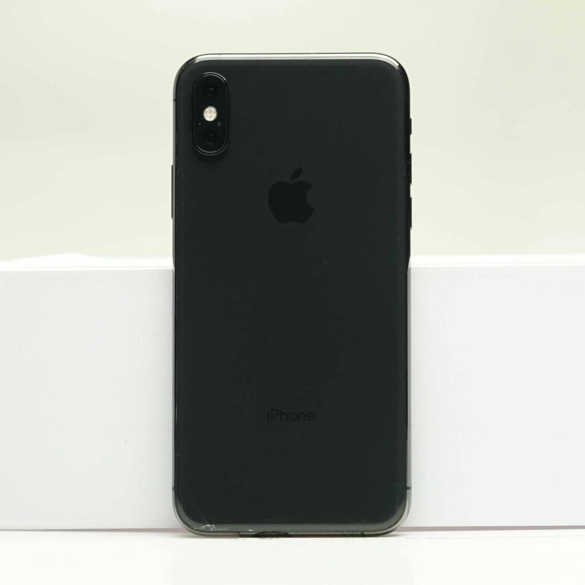 iPhone Xs 256GB スペースグレイMTE02J/A SIMフリー訳あり品中古本体白