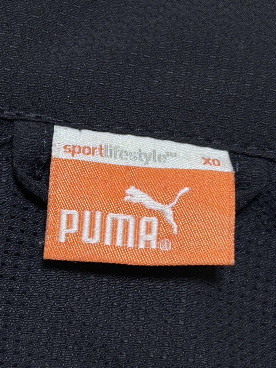 美品 大きいサイズ XO セットアップ 上下セット スポーツウェア ロゴジッパー  ジャケット パンツ PUMA ポリエステル 早2729の画像3