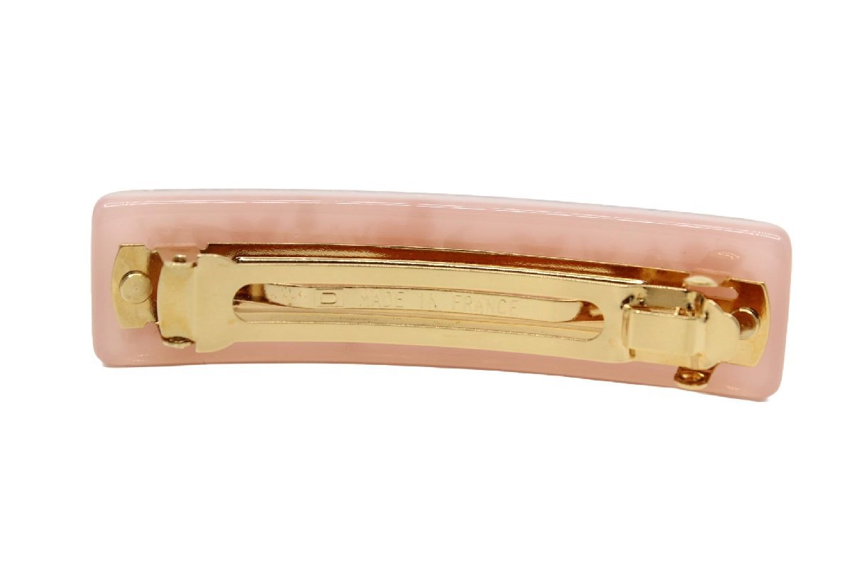 ルイヴィトン バレッタ アンクルージョン 髪留め 髪飾り ピンク ゴールド金具 レディースの画像2