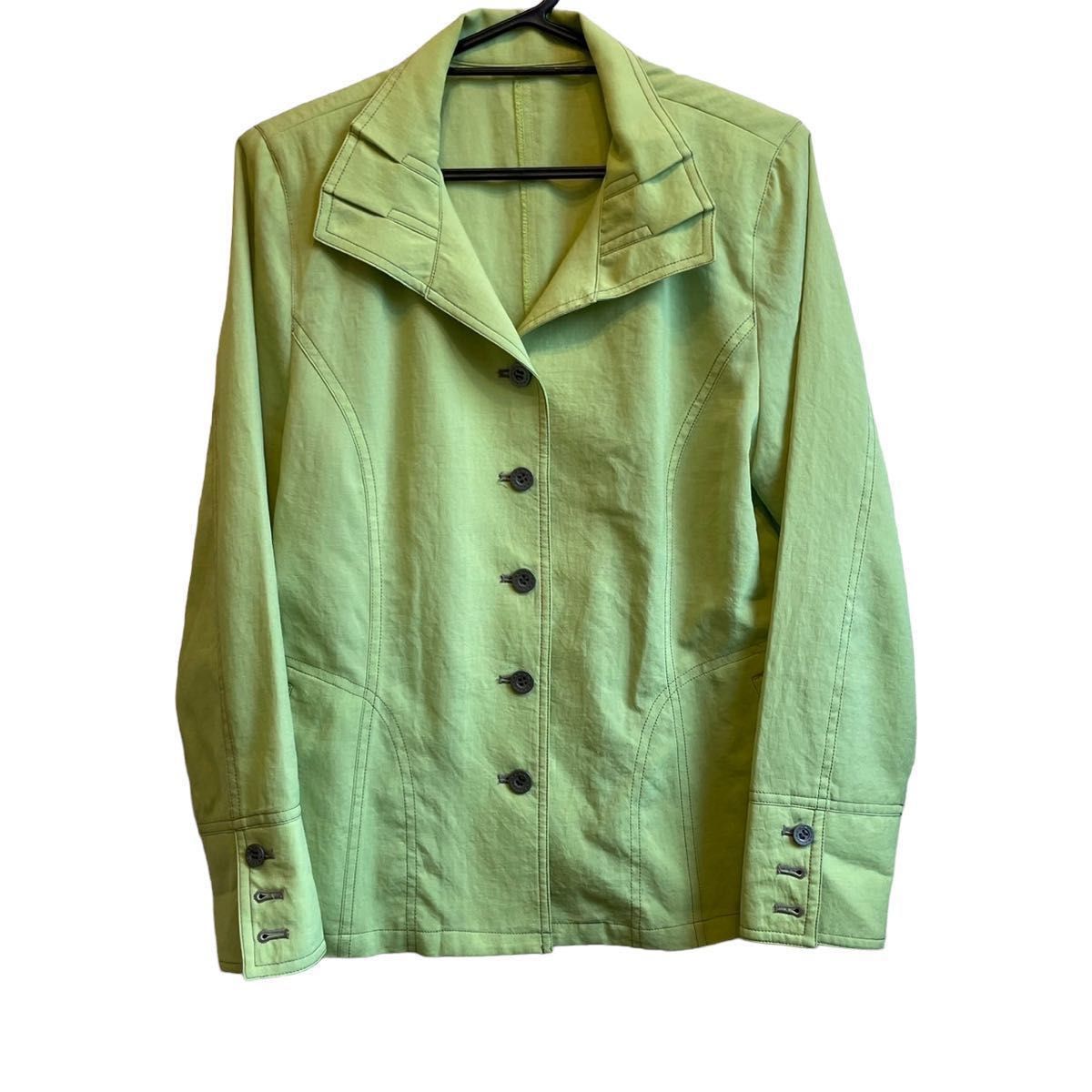 vintage unisex stitch shirt jacket ネオンカラー  sullen y2k