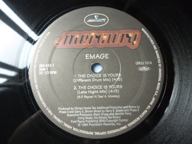 Emage / The Choice Is Yours 試聴可 グルーヴィSOULFUL R&B 12 _画像3