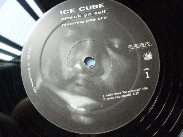 Ice Cube ft. Das EFX / Check Yo Self 試聴可 最高名盤 GANGSTA HIPHOP 12 _画像3