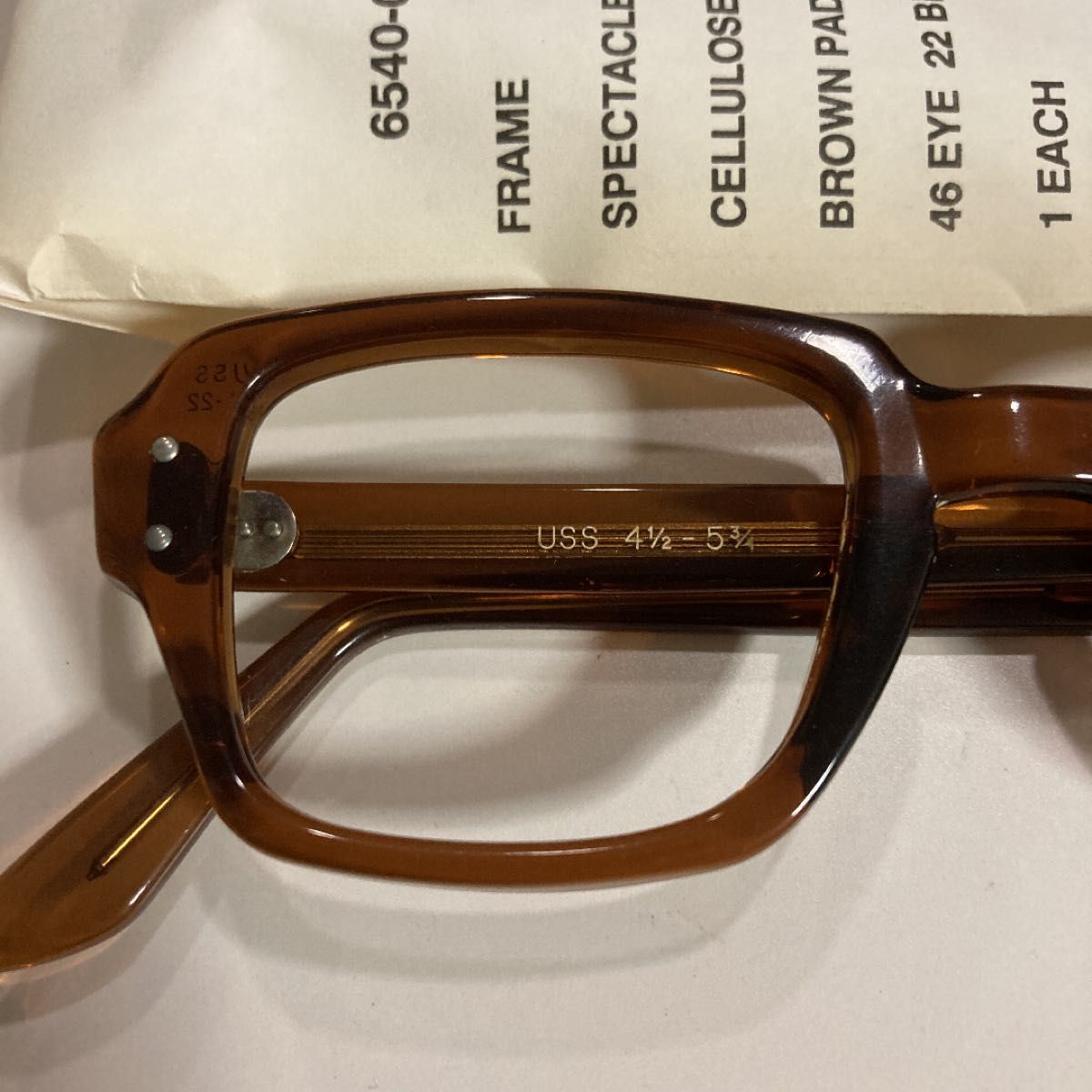 46-22米軍実物ヴィンテージ眼鏡BCGBirthControl Glasses