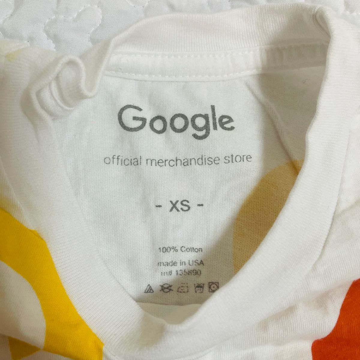 Google マルチカラー Tシャツ 正規ライセンス品　公式 半袖Tシャツ