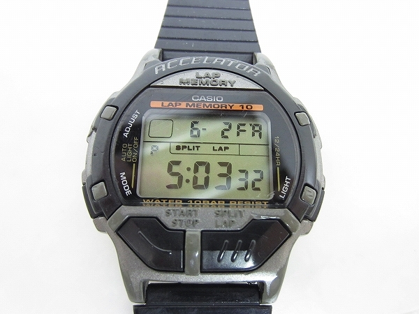 IW-6532R CASIO 腕時計 ACL-100 ACCELATOR 電池交換済 動作保証付の画像10