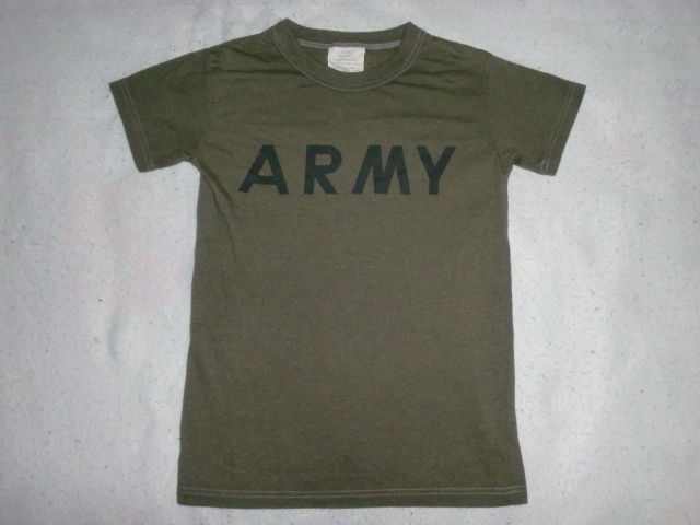 ★実物放出品 U.S.ARMY トレーニング T シャツ US XS U.S.アーミー T-SHIRT PHYSICAL FITNESS UNIFORM オリーブ_画像1