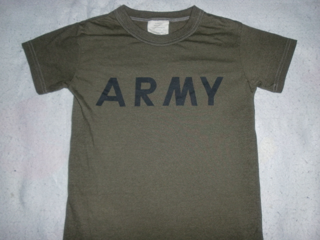 ★実物放出品 U.S.ARMY トレーニング T シャツ US XS U.S.アーミー T-SHIRT PHYSICAL FITNESS UNIFORM オリーブ_画像4