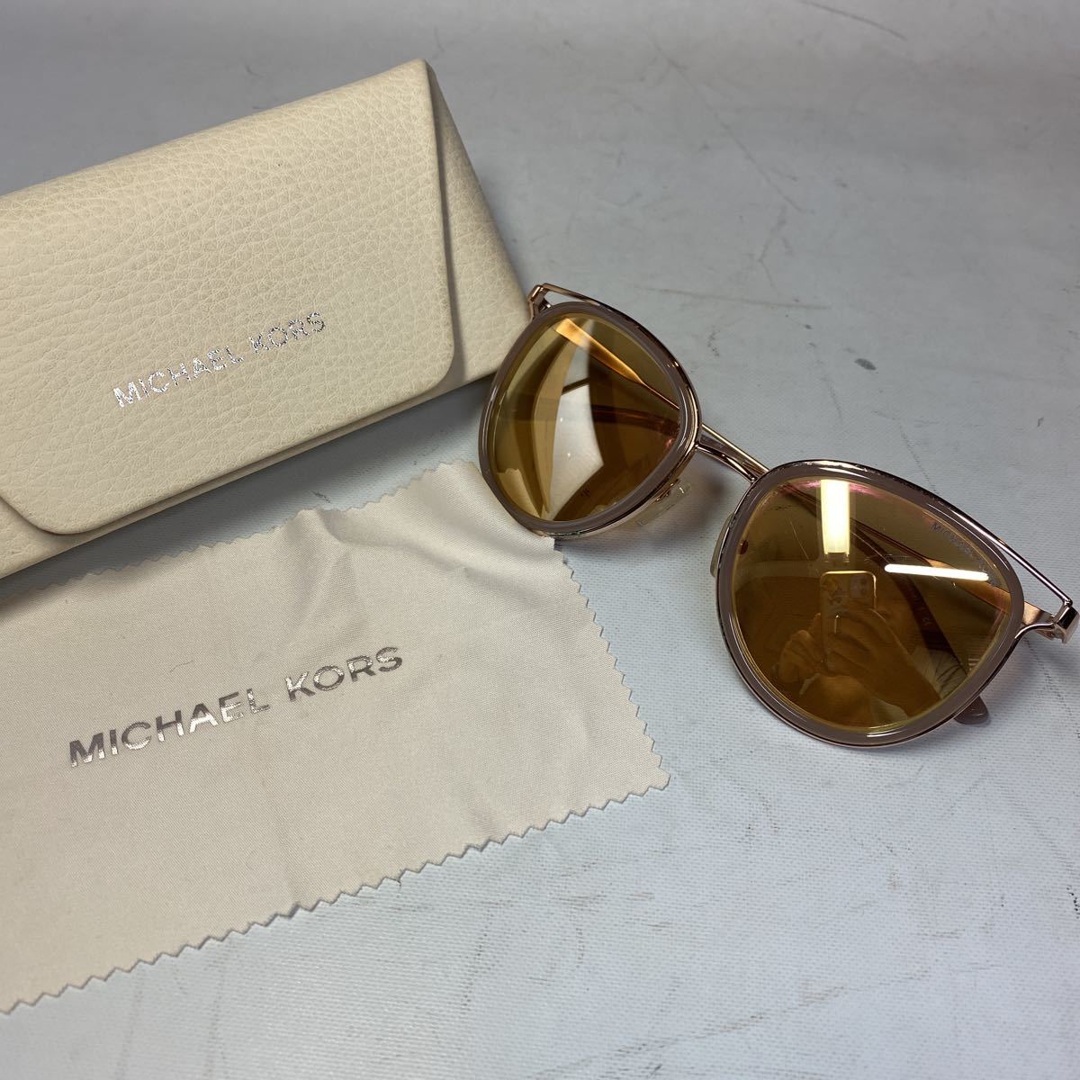 MICHAEL KORS マイケルコース サングラス MK1025 12017J 52□20 140 2N サングラス、メガネ　美品　mk23081601