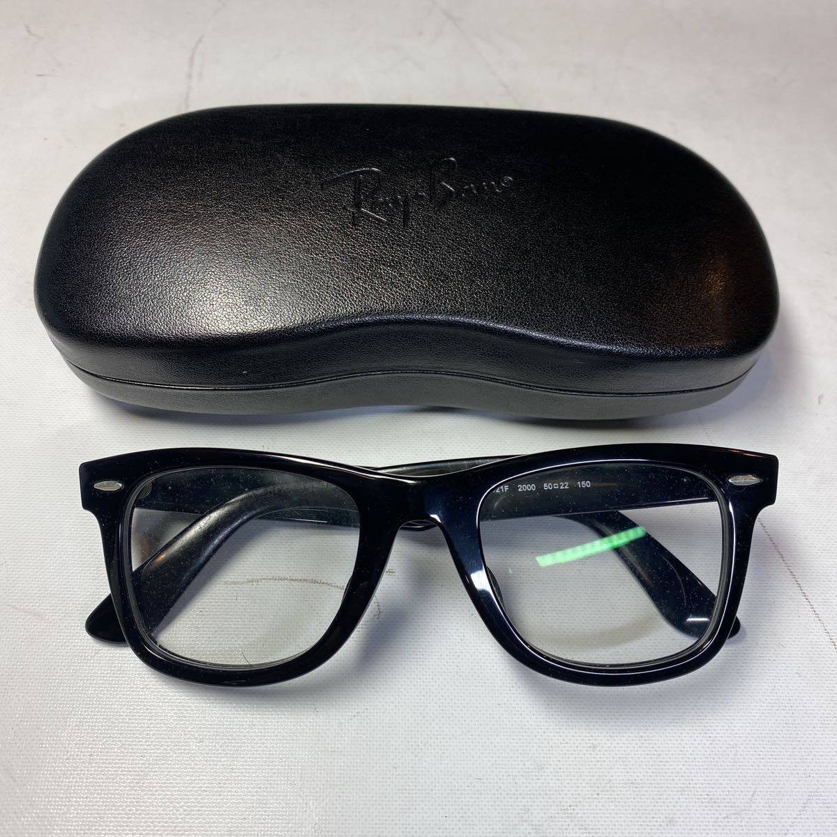 Ray-Ban レイバン RB512F 2000 50□22 150 ウェイファーラー　WAYFARERE メガネ メガネフレーム 眼鏡　フレーム取り　美品　rb2308222