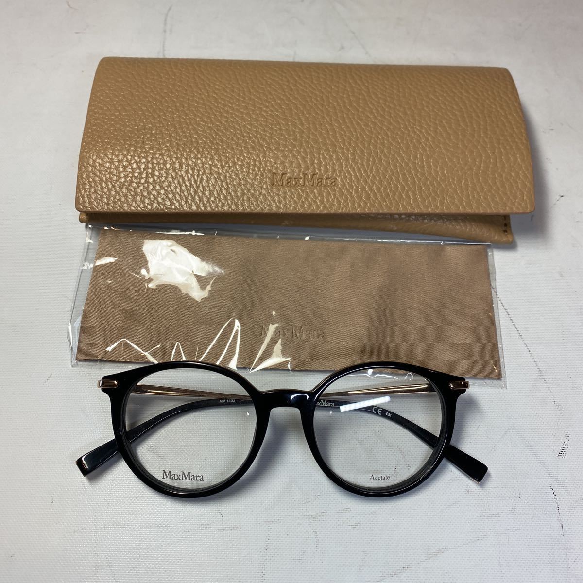 [ new goods unused ]Max Mara Max Mara MM1303 807 145 glasses, glasses .., case attaching mm2308222