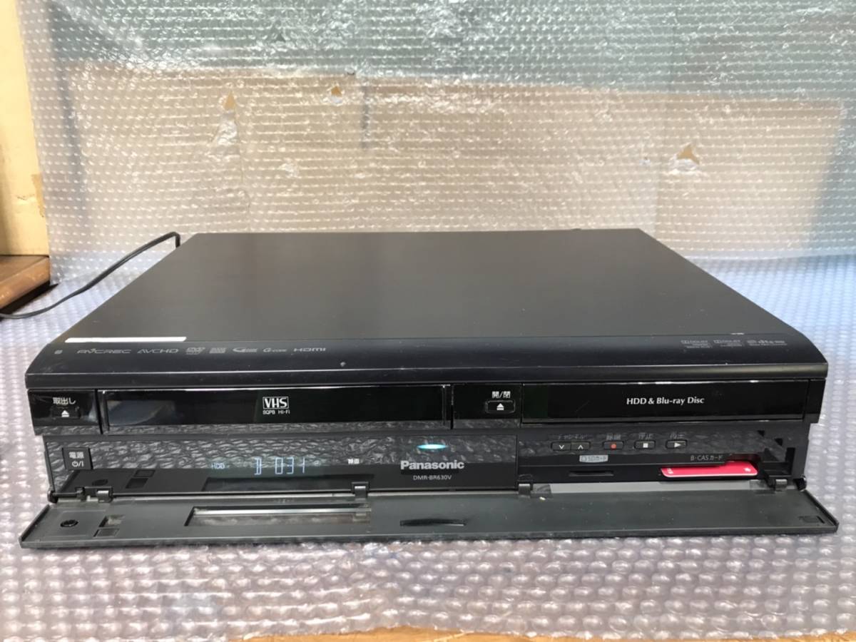 同梱不可】 B11 Panasonic DMR-BR630V HDD/VHS一体型BDレコーダー
