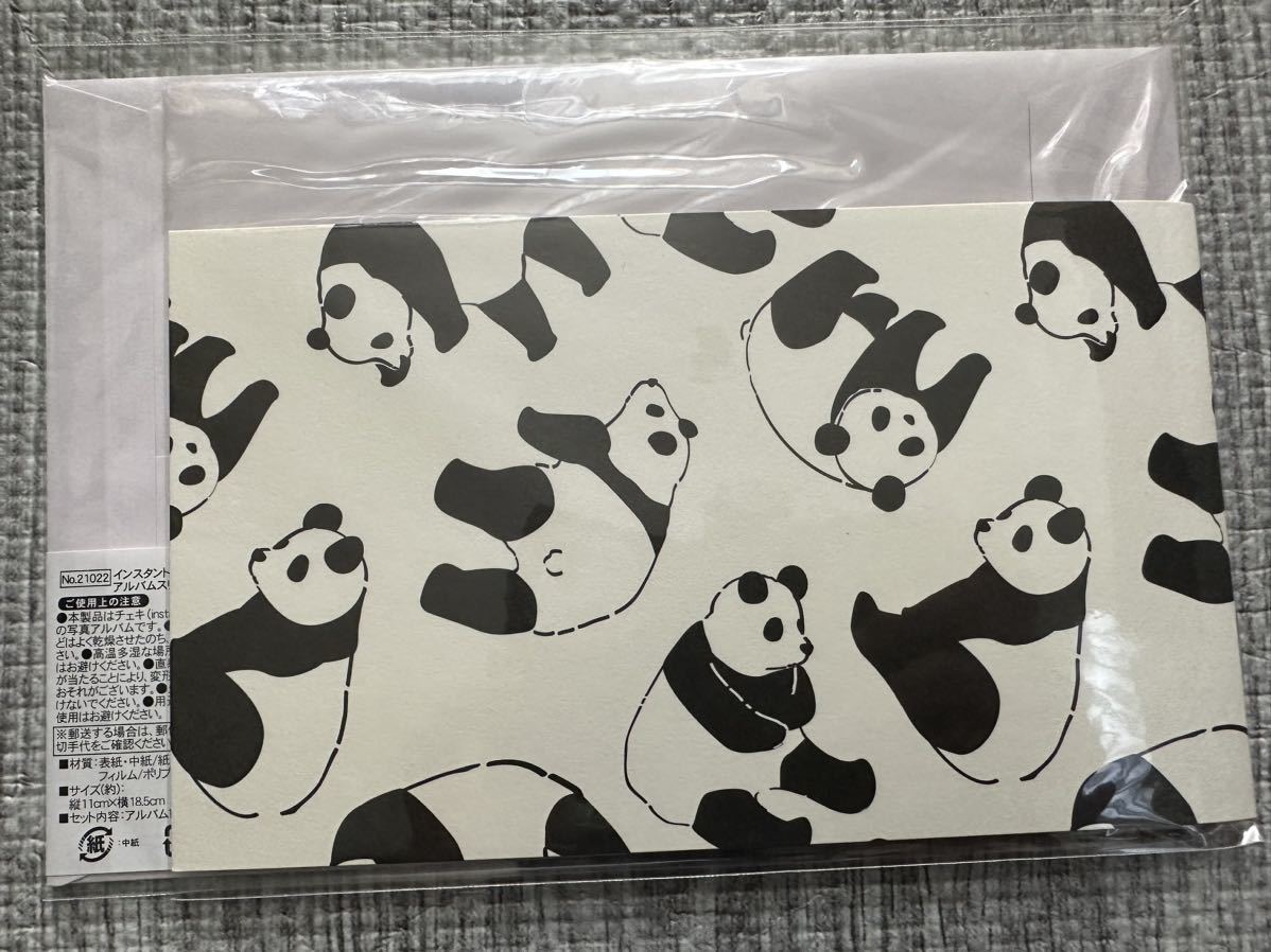  Cheki album Panda instant camera envelope attaching business card photograph Photo album photo album 
