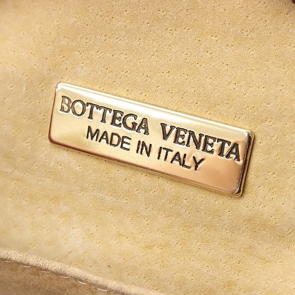 ヴィンテージ◆BOTTEGA VENETA ボッテガ ヴェネタ イントレチャート レザー タッセル 斜め掛け ショルダー バッグ 赤 レッド_画像7