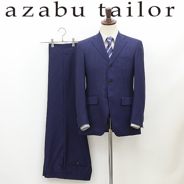 注目ショップ ストライプ tailor azabu ○麻布テーラー セットアップ