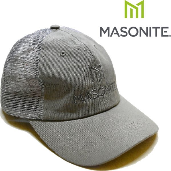 1点物◇MASONITE企業ロゴ帽子メッシュキャップ古着メンズ