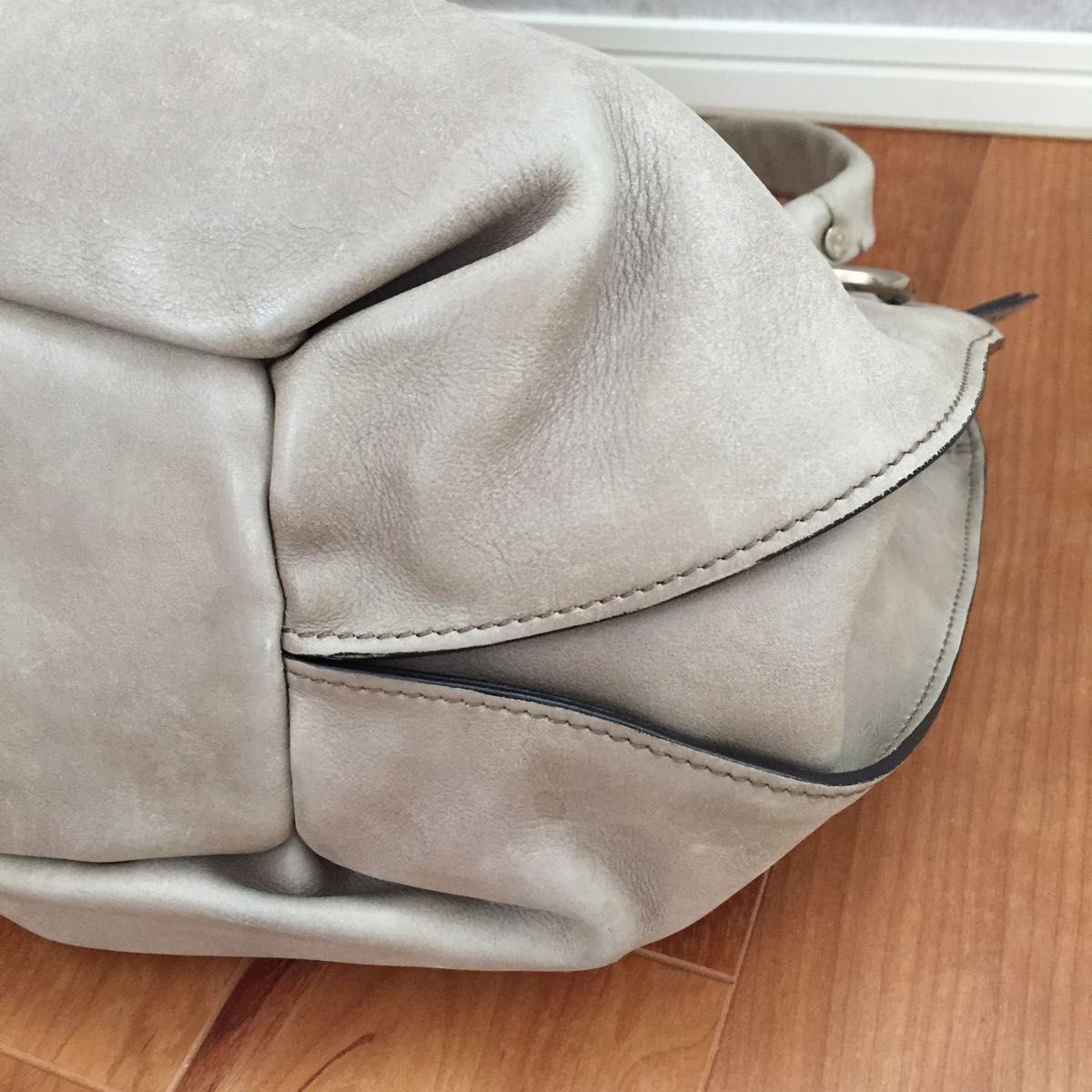 セリーヌ ビタースウィート ハンドバッグ グレー レザー CELINE