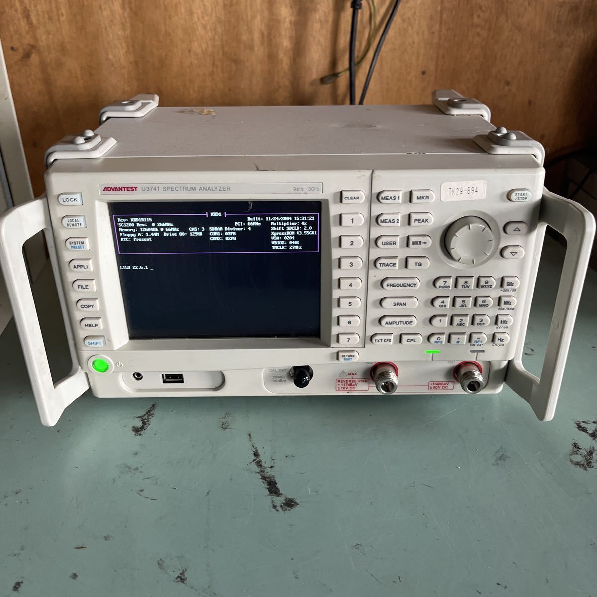 直送商品 ADVANTEST ★★U3741 スペクトラム・アナライザ ★ADVANTEST ★★ 環境測定器 直送商品 ADVANTEST ★★U3741 スペクトラム・アナライザ ★ADVANTEST ★★ 環境測定器