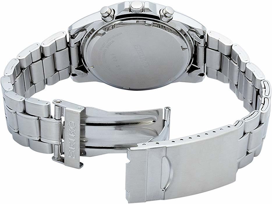  原文:【正規品】SEIKO 逆輸入 海外モデル 高速クロノグラフ セイコー メンズ 腕時計 クオーツ ネイビー