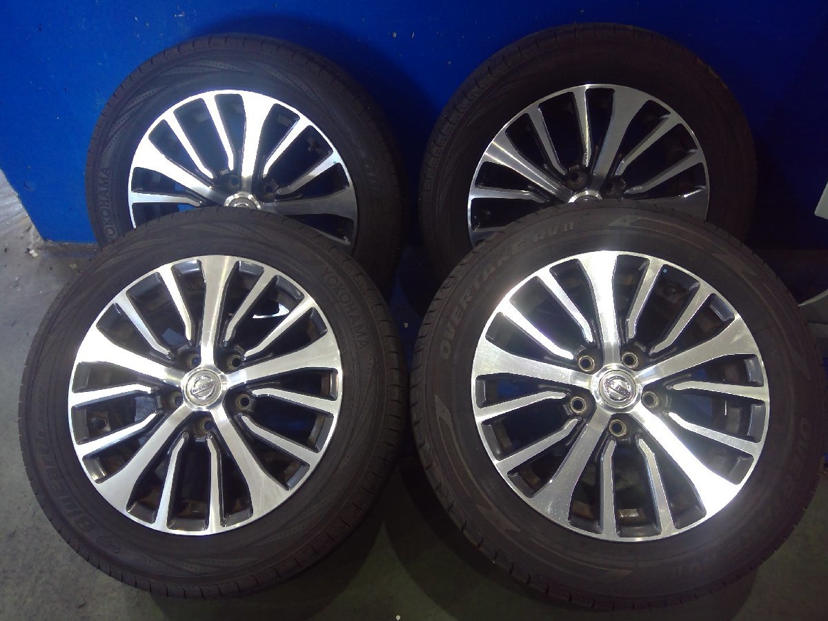 H)日産 セレナ 純正 アルミホイール 16インチ 6J +45 タイヤ 195/60R16