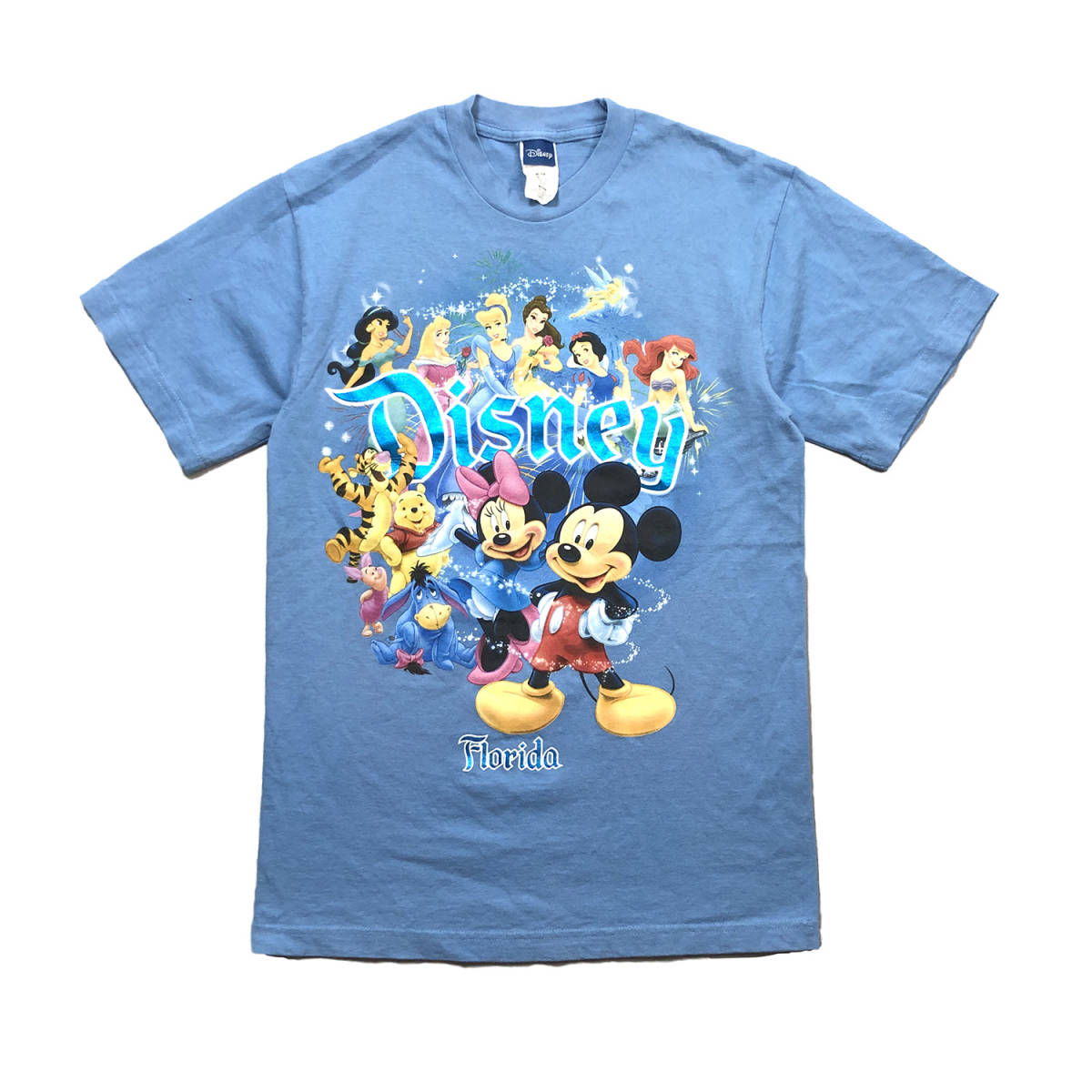 USA 古着 ディズニー ディズニーランド フロリダ プリンセス ミッキーマウス キャラクター Tシャツ メンズM Disney BA2294