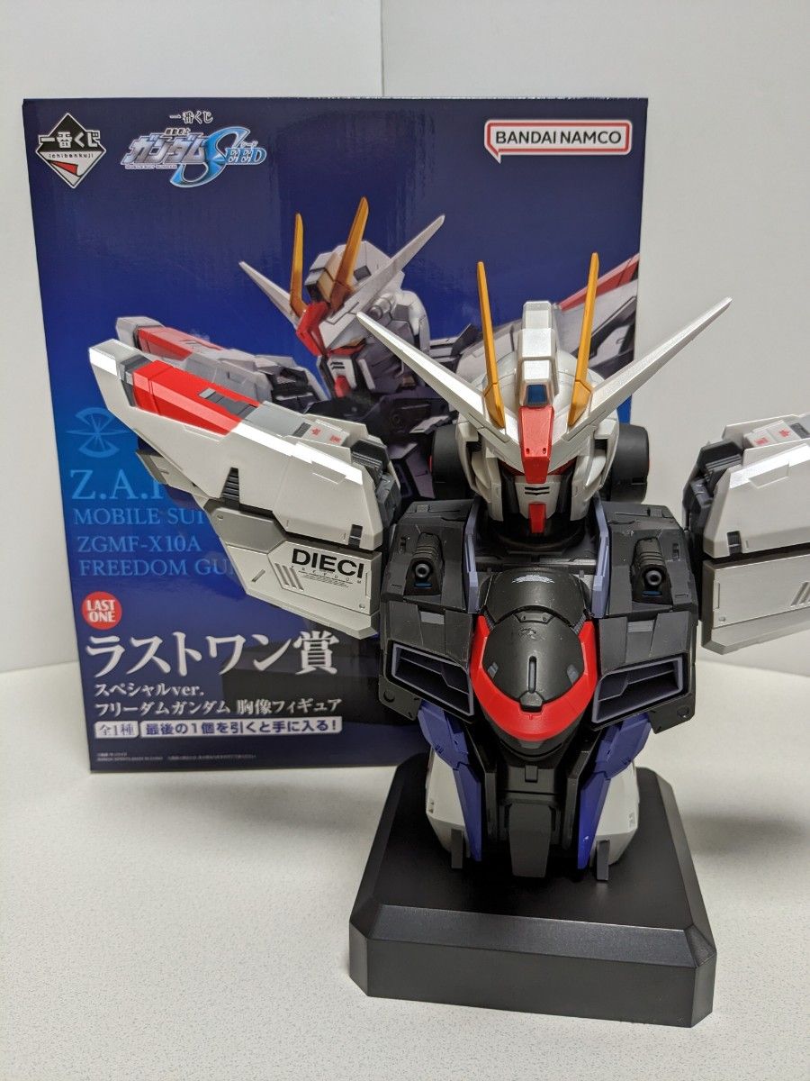 一番くじ ガンダムSEED ラストワン賞 フリーダムガンダム 胸像フィギュア-