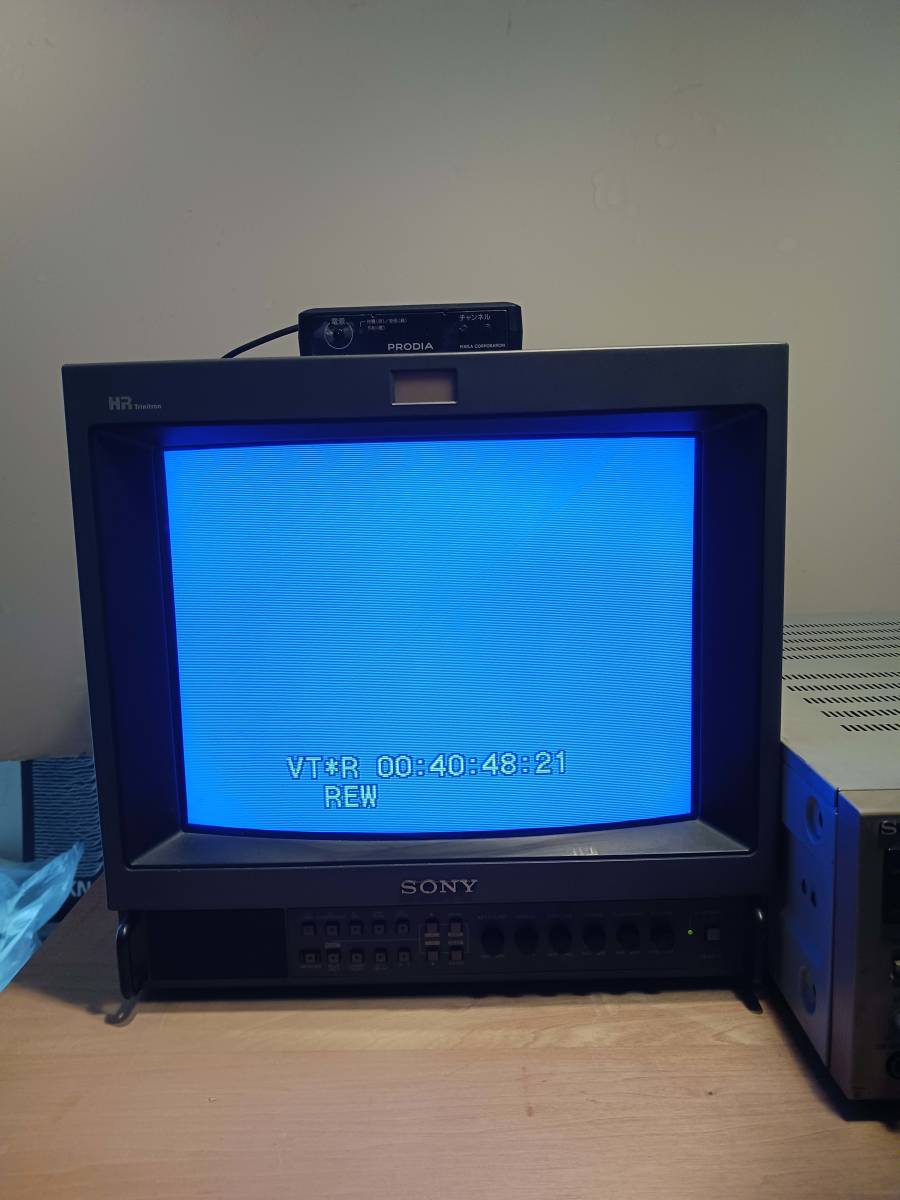 Yahoo!オークション - SONY トリニトロンカラービデオモニター PVM-145...