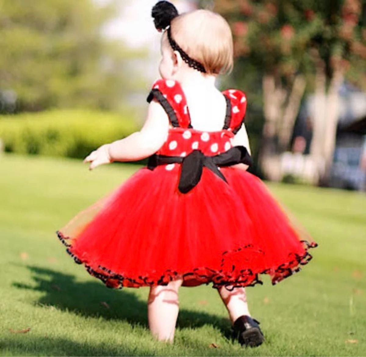 110 赤　ハロウィン　ドレス　ワンピース　プリンセス　コスプレ　キッズ　女の子　ハロウィンパーティー　キッズ仮装　テーマパーク　