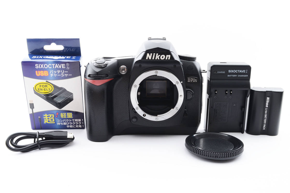 驚きの値段 Nikon ニコン シャッター数10740：1953218 ボディ D70S