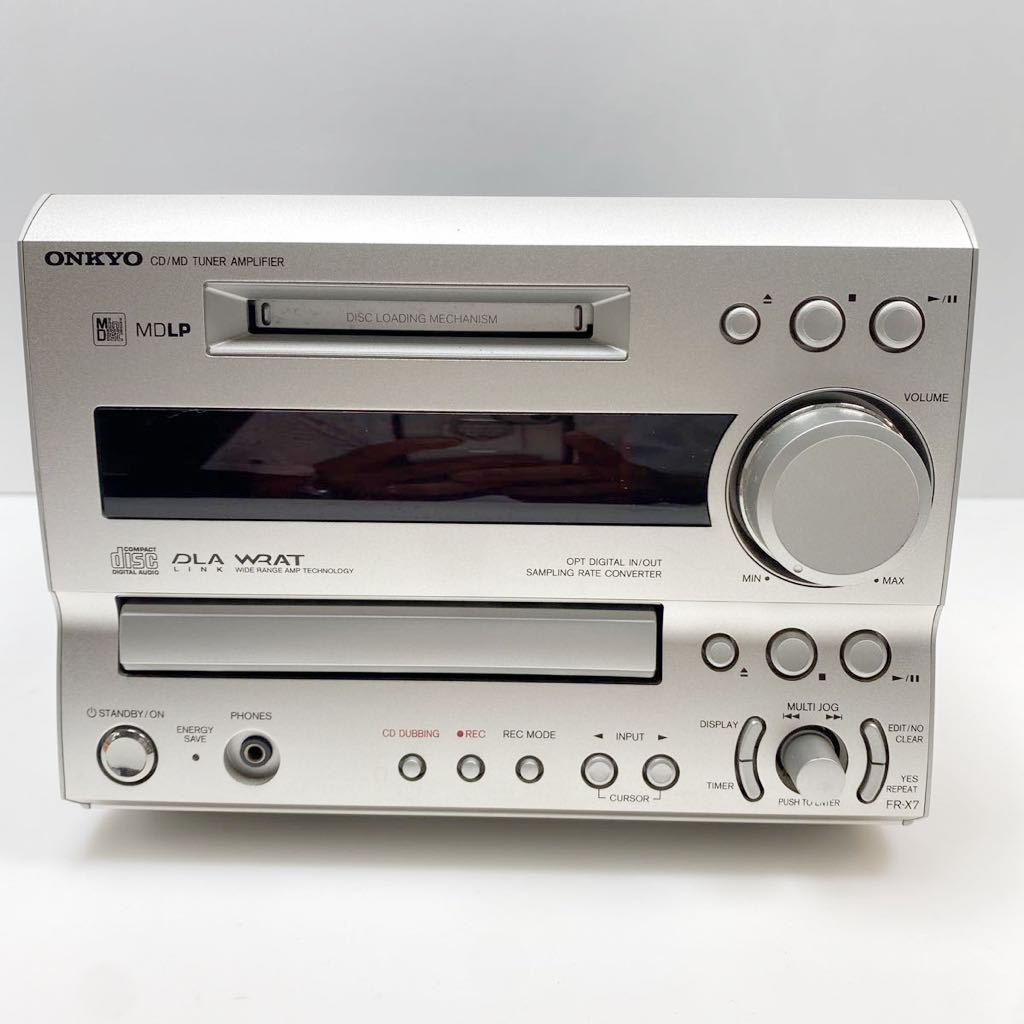 完売】 ONKYO オンキョー FR-UN7 DVD/MDチューナーアンプ - オーディオ機器