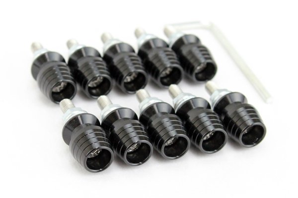 送料185円 5mm 荷掛フックボルト10個 黒GSX1300R隼 GSX-R1000 GSX-R600 GSX-R750 GSX-R1100 GS1200SS スタンドGSX400S刀 RGV250Γカウル_画像8