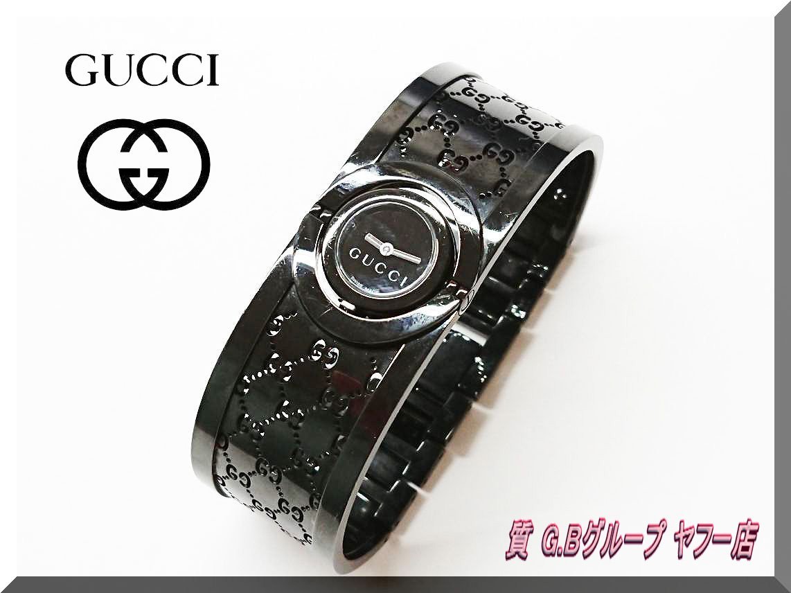 値引 ☆GUCCI☆グッチ 112 バングルクオーツ YA112531 レディース