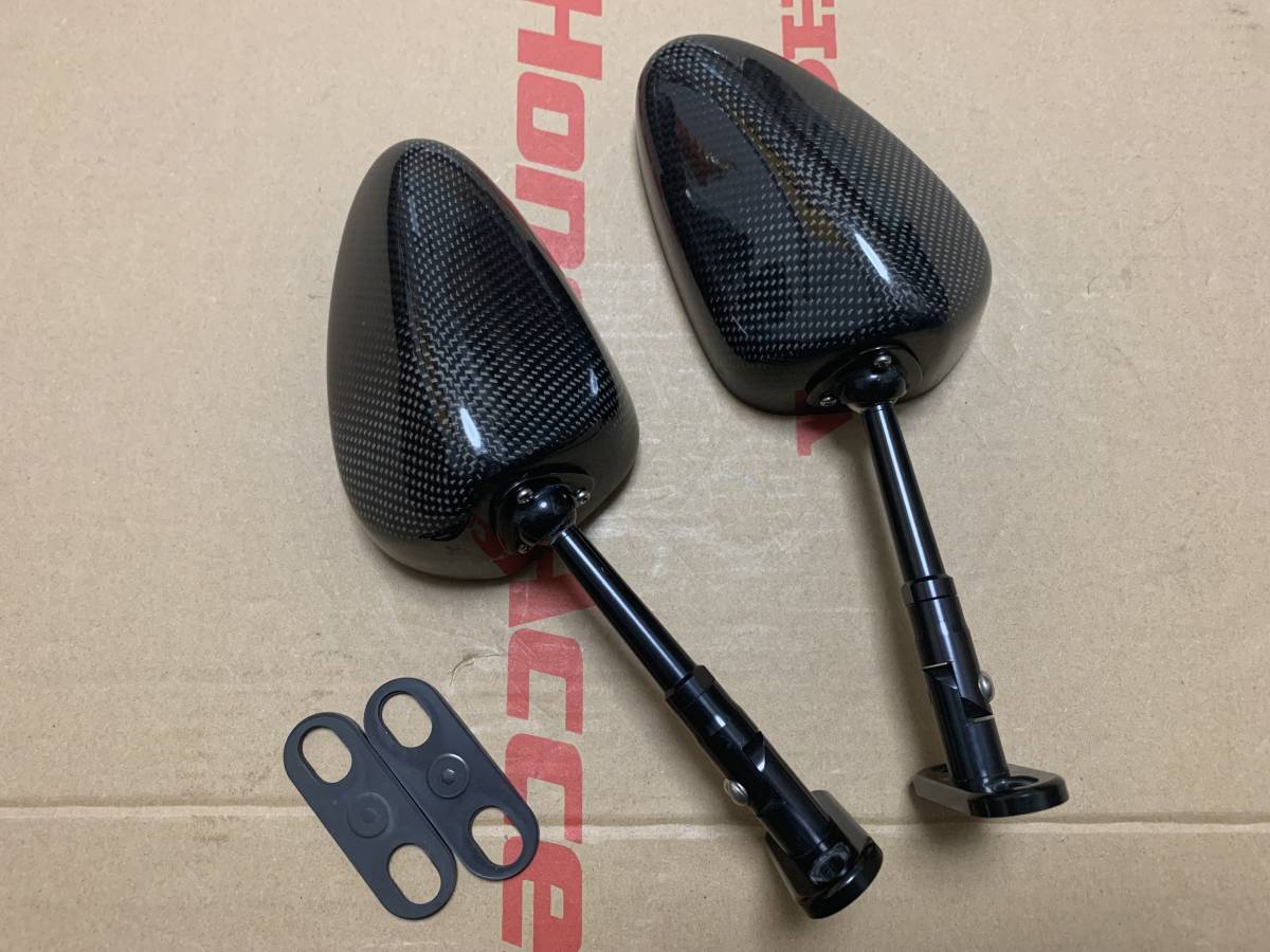 美品 マジカルレーシング製カーボンミラー GSX/CB/XJR/ZRX1200R/ダエグ