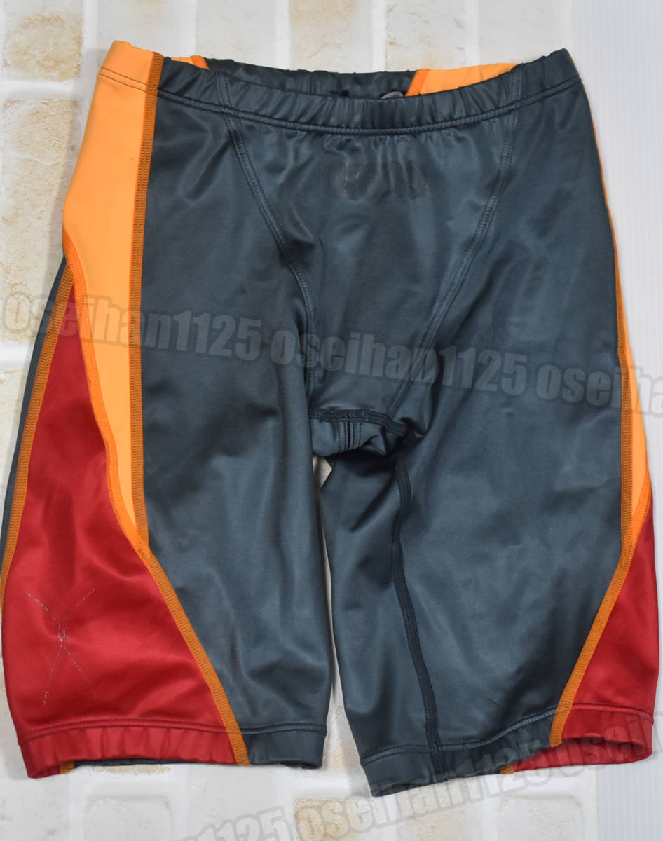 arena アリーナ ARN-7015 NUX ニュークス ハーフスパッツ水着 男子競泳水着 グレー オレンジ サイズM(Mサイズ)|売買されたオークション情報、ヤフオク! の商品情報をアーカイブ公開 ARENA アリーナ 競泳水着 スパッツ ニュークス nux Mサイズ