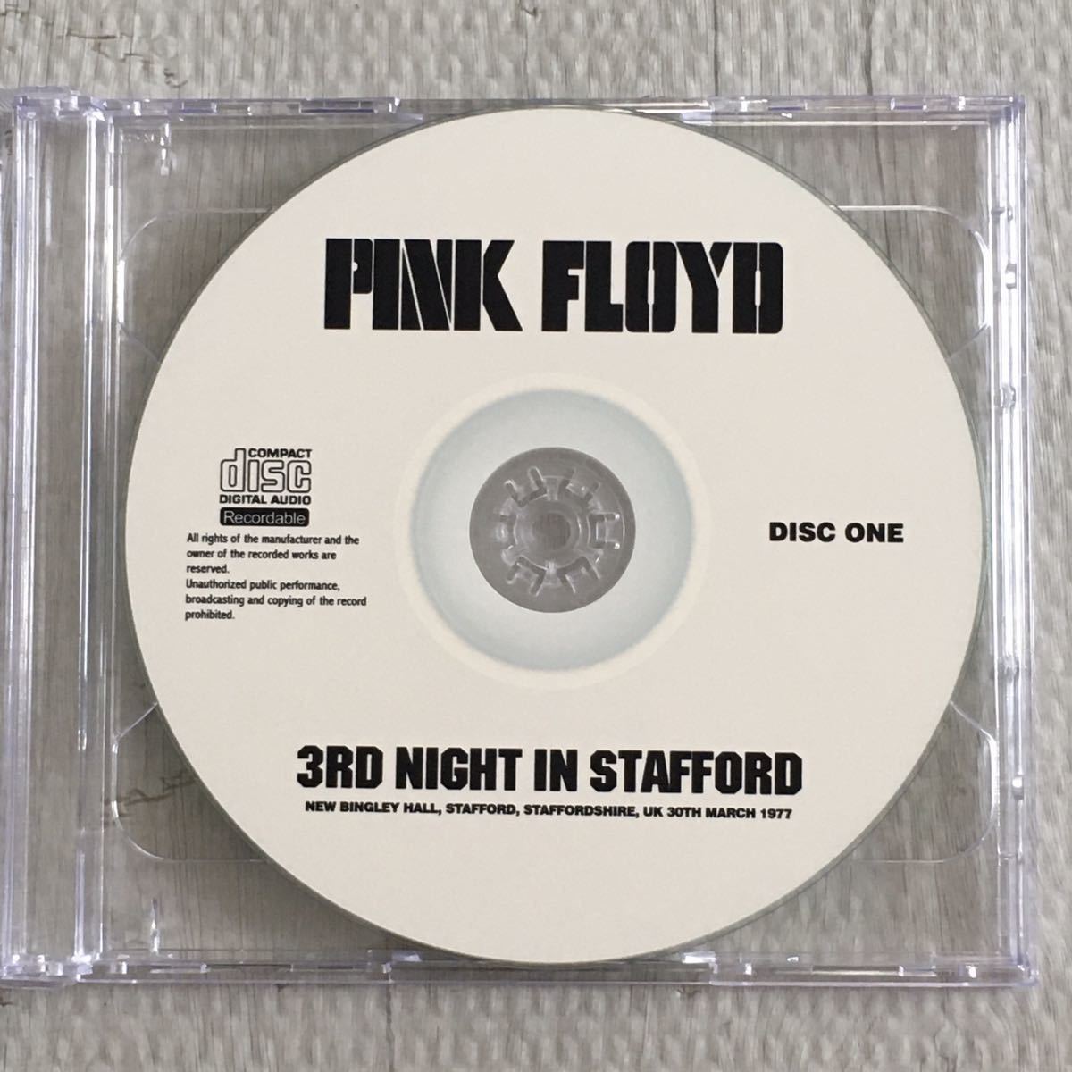 レアロックCD Pink Floyd “3rd Night In Stafford” 2CD 日本盤_画像3